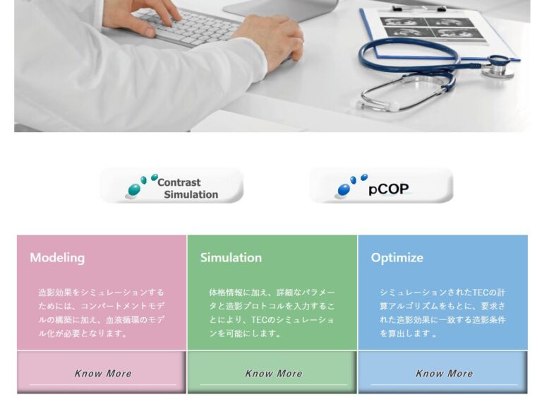 CT造影シミュレーションpCOP｜Tools for RadTech